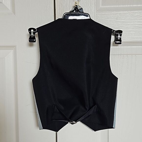 Top Kids Boy's Waist Coat Vest & Tie Blue 3X - Picture 4 of 16